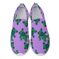 Grateful Dead Bears  Pattern Women s Slip On Sneakers by Perong