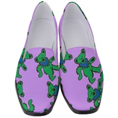 Grateful Dead Bears  Pattern Women s Classic Loafer Heels by Perong