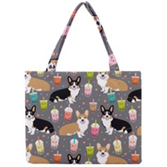 Corgi Boba Tea Bubble Tea Kawaii Food Welsh Corgis Dog Mini Tote Bag by Perong