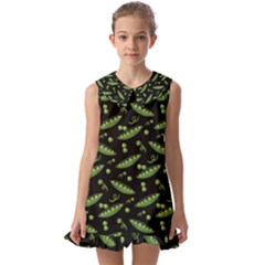 Peas Pat 12 Kids  Pilgrim Collar Ruffle Hem Dress by CocoBellKidsTV24