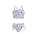 Cute Owl Bird Animal Pattern Girls  Tankini Swimsuit View1