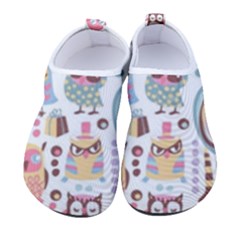 Cute Owl Bird Animal Pattern Kids  Sock-style Water Shoes by Perong