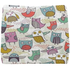 Owl Animal Bird Pattern Seat Cushion by Perong