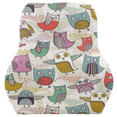 Owl Animal Bird Pattern Car Seat Back Cushion  by Perong