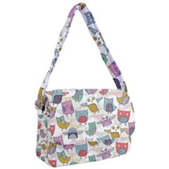 Owl Animal Bird Pattern Courier Bag by Perong