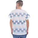 Geometric Pulse Print Design Men s V-Neck Scrub Top View2