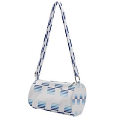 Geometric Pulse Print Design Mini Cylinder Bag by dflcprintsclothing