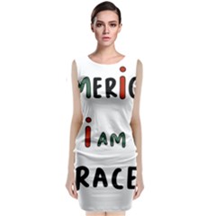 America  I Am Race Classic Sleeveless Midi Dress by RiverRootz