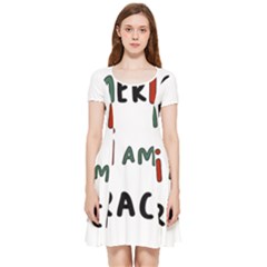 America  I Am Race Inside Out Cap Sleeve Dress by RiverRootz