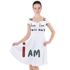 America  I Am Race Cap Sleeve Midi Dress by RiverRootz