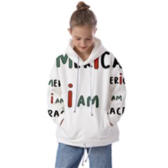 America  I Am Race Kids  Oversized Hoodie