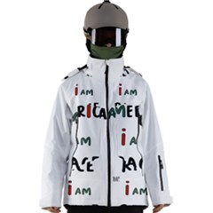 America  I Am Race Men s Zip Ski And Snowboard Waterproof Breathable Jacket