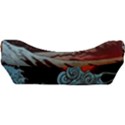 Night In The Ocean Red Waves Art Moon Dark Japanese Wave Car Seat Velour Cushion  View3