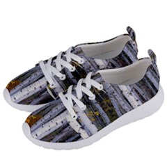 White Birch Trees Autumn Women s Lightweight Sports Shoes by Perong