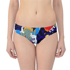 Koi Fish Traditional Japanese Art Hipster Bikini Bottoms by Perong