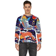 Koi Fish Traditional Japanese Art Men s Fleece Sweatshirt