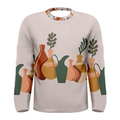 Drawing Botanical Men s Long Sleeve T-shirt