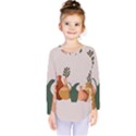 Drawing Botanical Kids  Long Sleeve T-Shirt View1