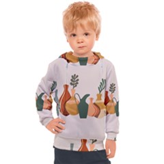 Drawing Botanical Kids  Hooded Pullover by Perong