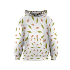 Leaves Pattern Seamless Texture Kids  Pullover Hoodie