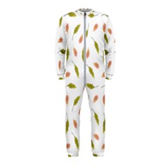 Leaves Pattern Seamless Texture Onepiece Jumpsuit (kids)