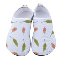 Leaves Pattern Seamless Texture Women s Sock-style Water Shoes by Perong