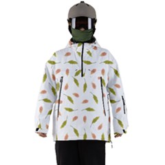 Leaves Pattern Seamless Texture Men s Ski And Snowboard Waterproof Breathable Jacket by Perong