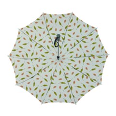 Leaves Pattern Seamless Texture Automatic Folding Umbrella With Case (large) by Perong