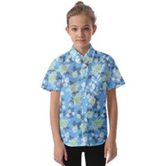 Pattern Texture Seamless Design Kids  Short Sleeve Shirt by Perong