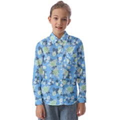 Pattern Texture Seamless Design Kids  Long Sleeve Shirt by Perong