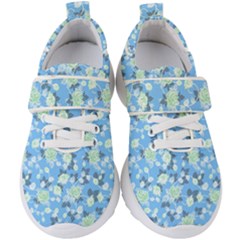 Pattern Texture Seamless Design Kids  Velcro Strap Shoes by Perong