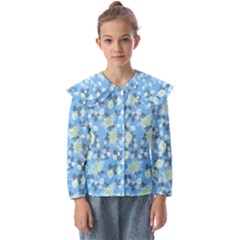 Pattern Texture Seamless Design Kids  Peter Pan Collar Blouse by Perong