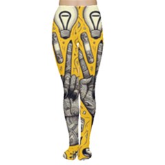 Yellow Template Design Tights