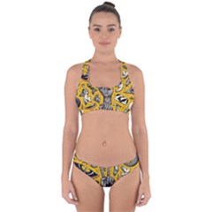 Yellow Template Design Cross Back Hipster Bikini Set by Perong