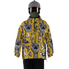 Yellow Template Design Men s Ski And Snowboard Waterproof Breathable Jacket by Perong