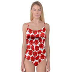 Flower Poppies Plant Petal Camisole Leotard  by Perong