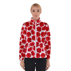 Flower Poppies Plant Petal Women s Bomber Jacket