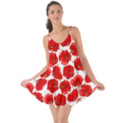 Flower Poppies Plant Petal Love The Sun Cover Up by Perong