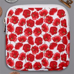 Flower Poppies Plant Petal Mini Square Pouch by Perong