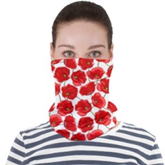 Flower Poppies Plant Petal Face Seamless Bandana (adult) by Perong