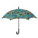 Summer Pattern Seamless Hook Handle Umbrellas (Large) View3