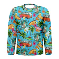 Summer Pattern Seamless Men s Long Sleeve T-shirt