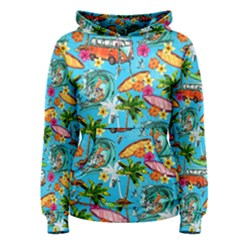 Summer Pattern Seamless Women s Pullover Hoodie