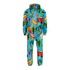 Summer Pattern Seamless Hooded Jumpsuit (kids)