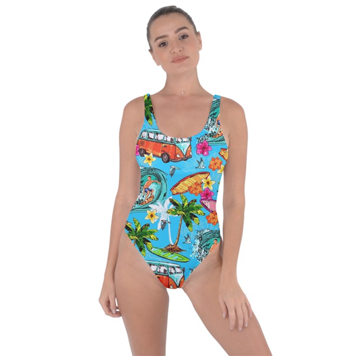 Summer Pattern Seamless Bring Sexy Back Swimsuit