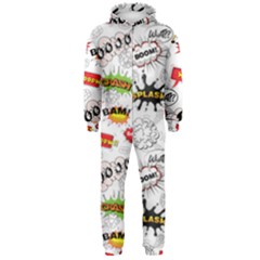 Pattern Seamless Texture Cartoon Hooded Jumpsuit (men)