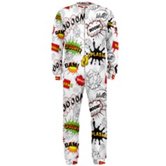 Pattern Seamless Texture Cartoon Onepiece Jumpsuit (men)