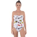 Pattern Seamless Texture Cartoon Tie Back One Piece Swimsuit View1