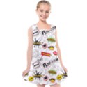 Pattern Seamless Texture Cartoon Kids  Cross Back Dress View1