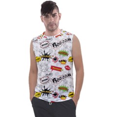 Pattern Seamless Texture Cartoon Men s Regular Tank Top by Perong